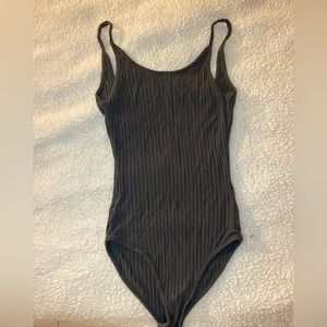 GREY URBAN OUTFITTERS BODYSUIT